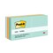 Post-it Notes 3 in. x 3 in. Original Pads in Beachside Cafe Collection Colors (12 Pads/Pack)